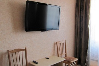 Телевизор в гостиной номера люкс - санаторий Металлург города Ессентуки