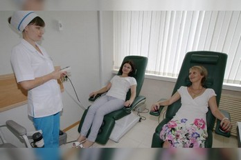 Процедура озонотерапия в санатории Россия г.Ессентуки