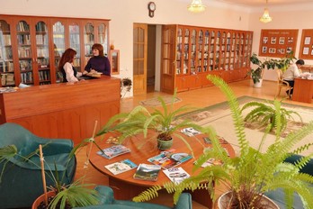 Библиотека в санатории имени Сеченова в городе Ессентуки