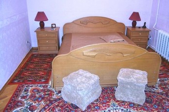 Спальня в трехкомнатном люксе в Центральном Военном Санатории