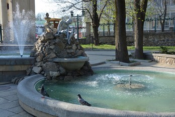Фонтан в Курортном парке Ессентуков