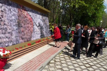 Памятник героям Великой Отечественной войны в парке Победы города-курорта Ессентуки
