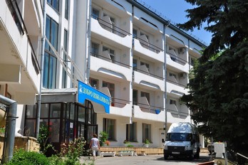 Спальный корпус санатория имени Лермонтова в городе Пятигорске