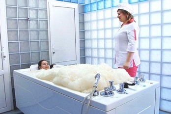 Пенно-солодковая ванна в санатории Машук - город Пятигорск