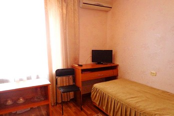 Спальная комната в однокомнатном двухместном стандарте - санаторий Пятигорье - город Пятигорск