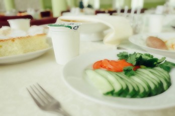 Еда в столовой санатория Пятигорье - город Пятигорск