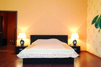 Спальня в номере двухместный апартаменты санатория Руно - город-курорт Пятигорск