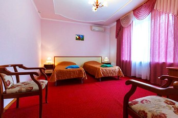 Спальня в двухместном стандарте - корпус Каштан - санаторий Руно - город Пятигорск