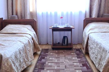 Спальня в номере стандарт двухместный в пристройке - санаторий Руно - город Пятигорск
