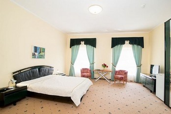 Спальная комната - однокомнатный двухместный комфорт - санаторий Долина нарзанов в городе Ессентуки