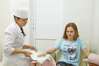 Парафинотерапия в санатории Калинина в городе Ессентуки