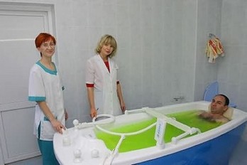 Релаксационная ванна в санатории имени Калинина в городе Ессентуки
