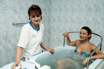 Вихревые ванны в санатории имени Калинина в городе Ессентуки