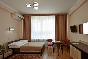 Спальня - номер двухместный улучшенный - санаторий имени Калинина в городе Ессентуки