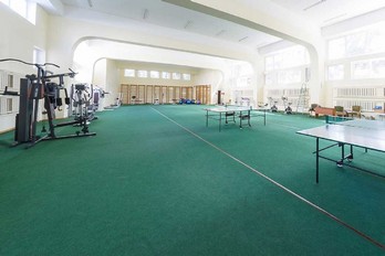 Спортвный зал в санатории Металлург в городе Ессентуки