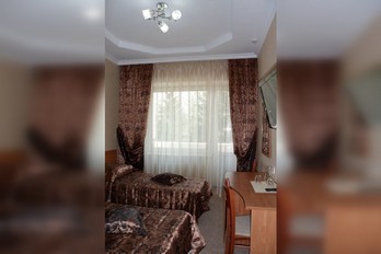 Спальня в двухместном номере - санаторий Металлург города Ессентуки