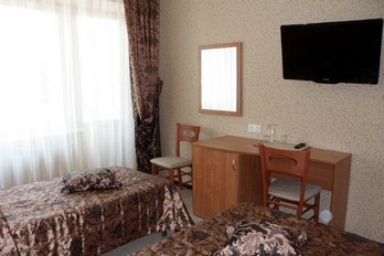 Санаторий Металлург городе Ессентуки - спальня в двухместном номере
