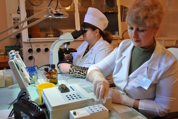 Лаборатория в санатории Нива города Ессентуки