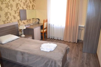 Спальня в одноместном стандарте во втором корпусе - санаторий имени Павлова города Ессентуки