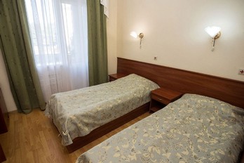 Санузел в номере двухместный стандарт- санаторий имени Сеченова в городе Ессентуки