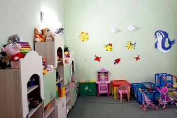 Комната для детей в санатории Шахтёр в Ессентуках