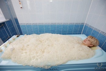 Пенно-солодковая ванна - санаторий Шахтёр в Ессентуках