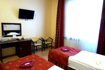 Спальня двухместного Бизнеса в корпусе Европейский - санаторий Шахтёр в Ессентуках