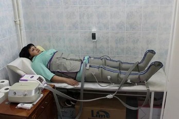 Процедура прессотерапия в санатории Украина в городе Ессентуки