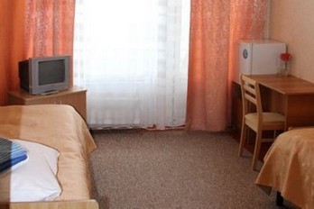 Спальня в двухместном номере санатория Виктория в корпусе 4. Город Ессентуки