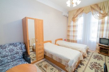 Спальня - двухместный номер в санатории Воронеж города Ессентуки