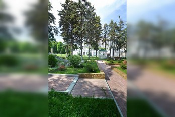 Парк в санатории Воронеж г.Ессентуки