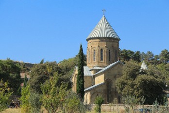 Храм монастыря Самтавро в Грузии