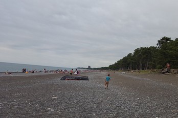 Кобулети - пляж курорта