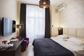 Спальная комната в номере 4 звездочный малый на два места - санаторий Бештау - город-курорт Железноводск