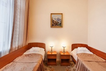 Спальня в семейном двухместном обычном номере санатория Бештау - город Железноводск