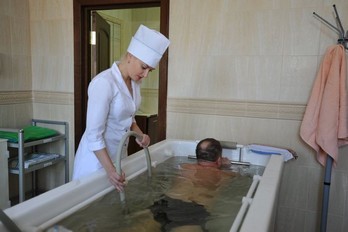 Подводный массаж - санаторий Дубовая Роща - город-курорт Железноводск