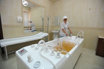 Солодковая ванна в санатории Дубовая Роща - город Железноводск