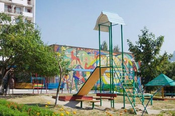 Детская площадка в санатории Дубрава - город Железноводск