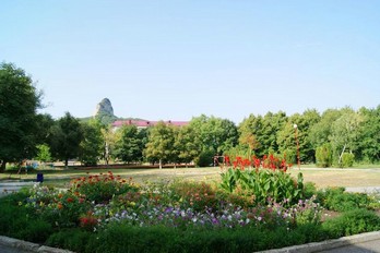 Парк санатория Дубрава города Железноводск