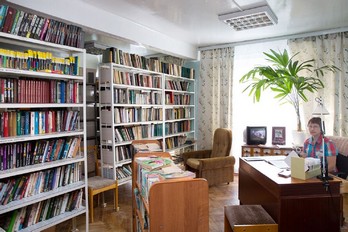 Библиотека в санатории Эльбрус в городе Железноводск