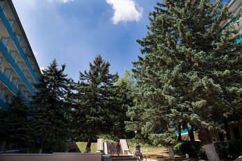 Парк в санатории Эльбрус в Железноводске