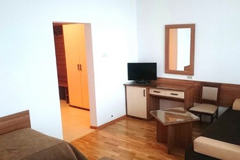 Спальня в двухместном однокомнатном номере санатория Горный Воздух - город Железноводск