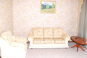 Гостиная в номере двухместный полулюкс в санатории Горный Воздух в Железноводске