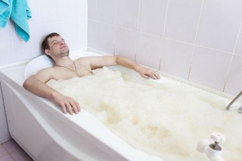 Пенно-солодковая ванна в санатории Кирова - город Железноводск