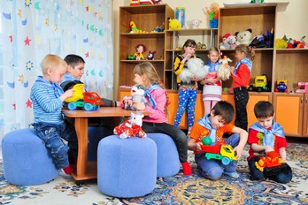 Детская комната в санатории имени Крупской в Железноводске