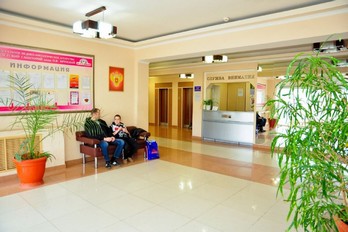 Холл в санатории имени Крупской в Железноводске