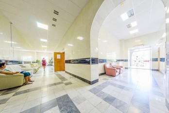 Холл в главном корпусе - санторий Машук Аква-Терм Машук в городе-курорте Железноводск