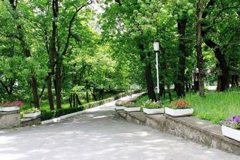 Парк в санатории Русь - город Железноводск