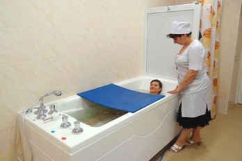Лечебная ванна в санатории Салют - город Железноводск