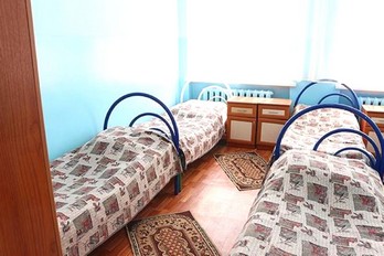Спальня в номере детский - санаторий Салют - город Железноводск